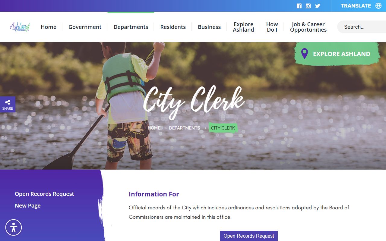 Ashland city offices building