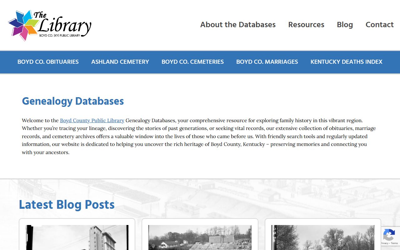 Boyd County Public Library research area