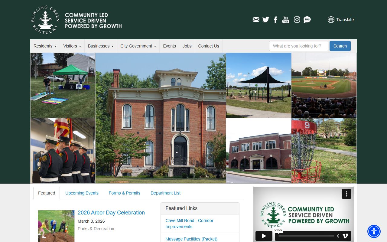 Bowling Green city clerk office building and records location