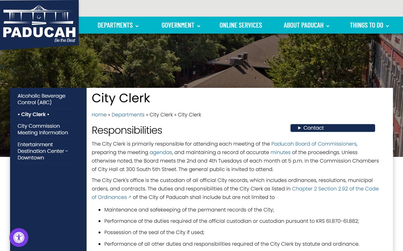 Paducah city offices and municipal building