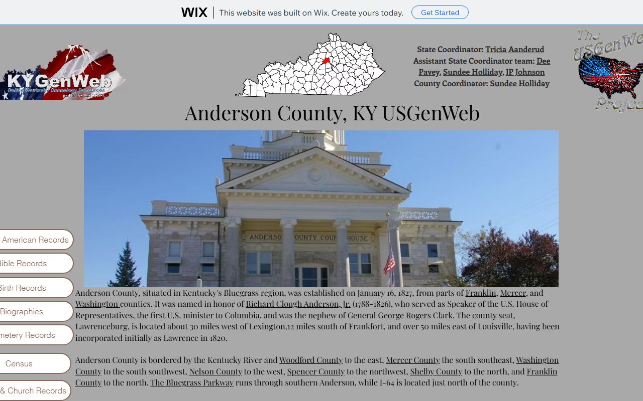 Anderson Public Library genealogy and local history resources