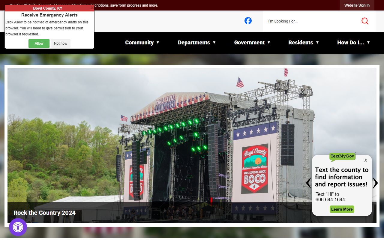 Boyd County Kentucky Clerk office in Catlettsburg
