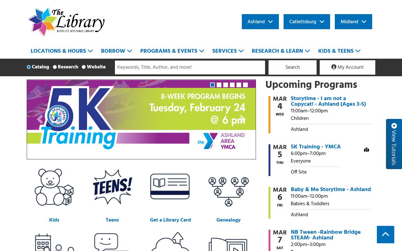 Historic Ashland Kentucky downtown district