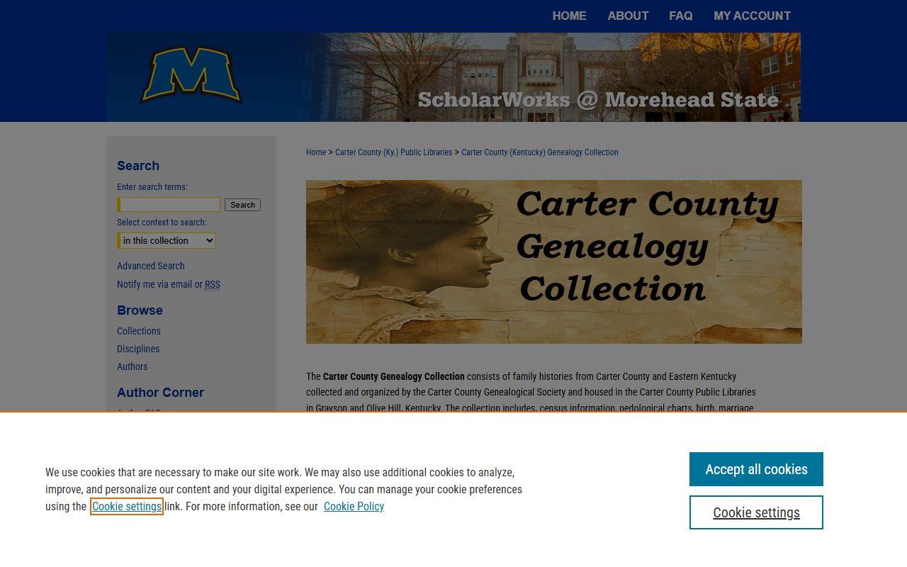 Carter County Kentucky Clerk office in Grayson