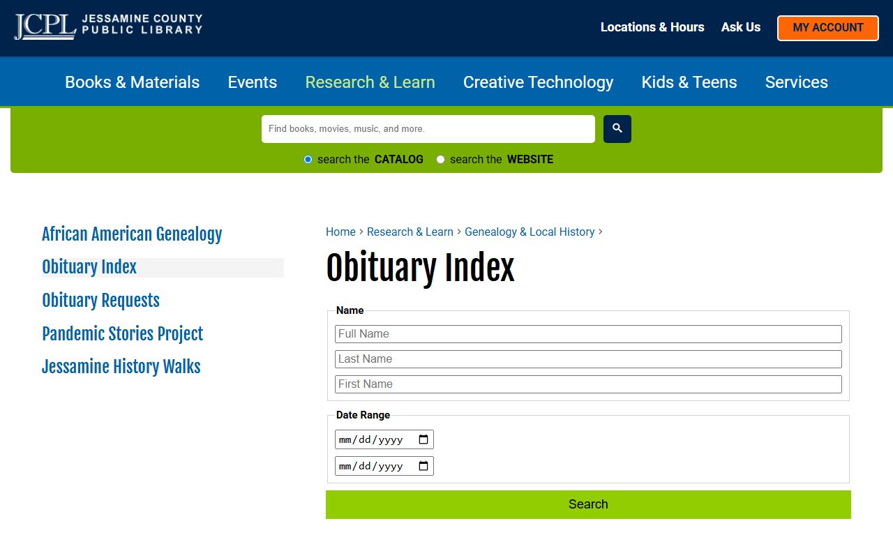 Historic Nicholasville Kentucky downtown district