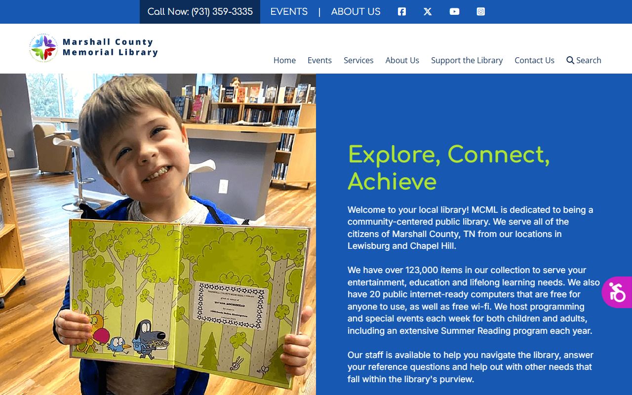 Marshall County Kentucky Clerk office in Benton