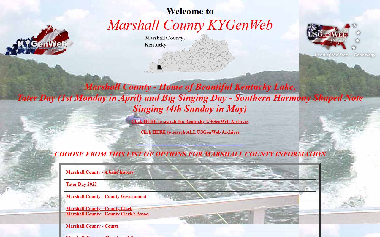 Marshall County Clerk records department