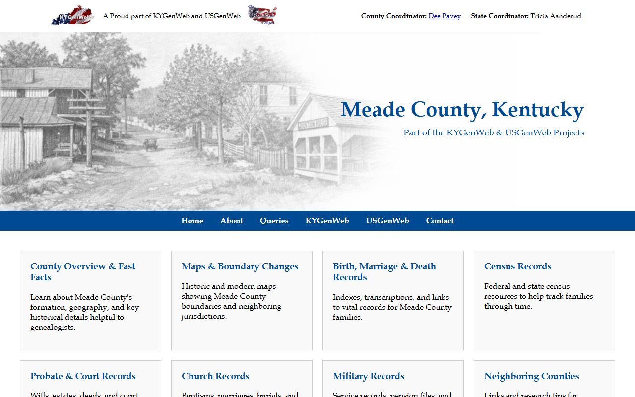 Meade County Kentucky Clerk office in Brandenburg