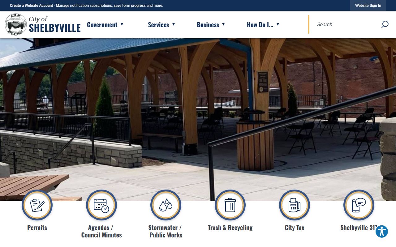 Shelby County Kentucky Clerk office in Shelbyville