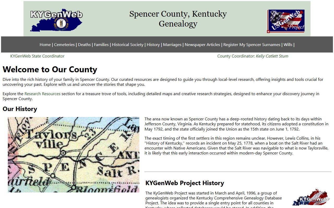 Spencer County Kentucky Clerk office for records access